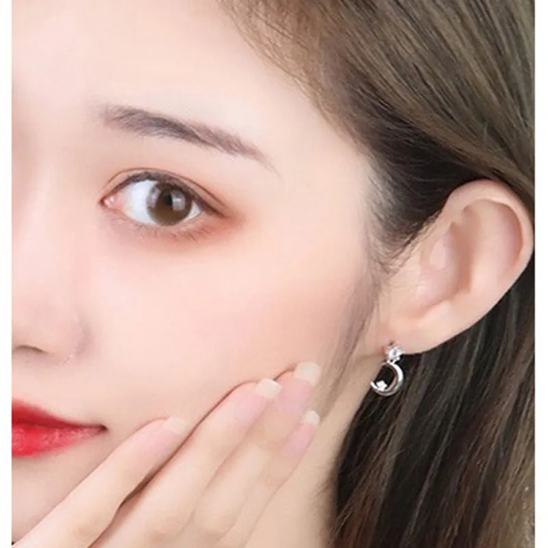 GAGA S999 Fine Silver Stud Earrings Women's-4