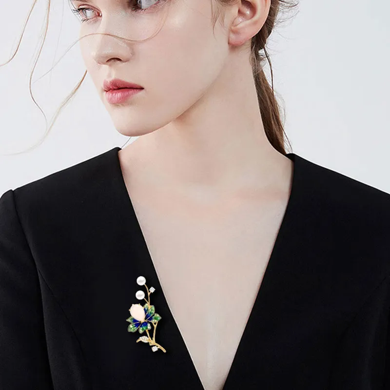 GAGA Eco Friendly Copper Brooches Women's-6