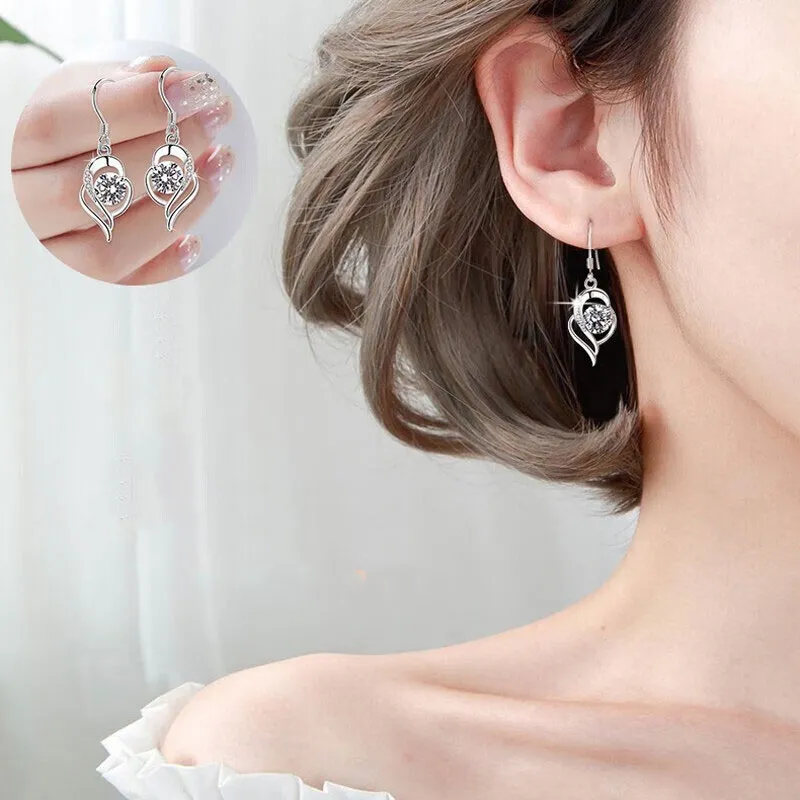 GAGA S925 Sterling Silver Stud Stud Earrings Women's-2