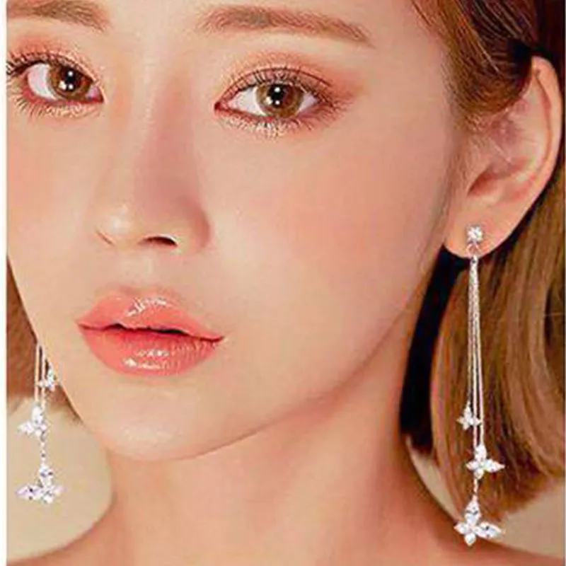 GAGA S925 Sterling Silver Stud Stud Earrings Women's-3