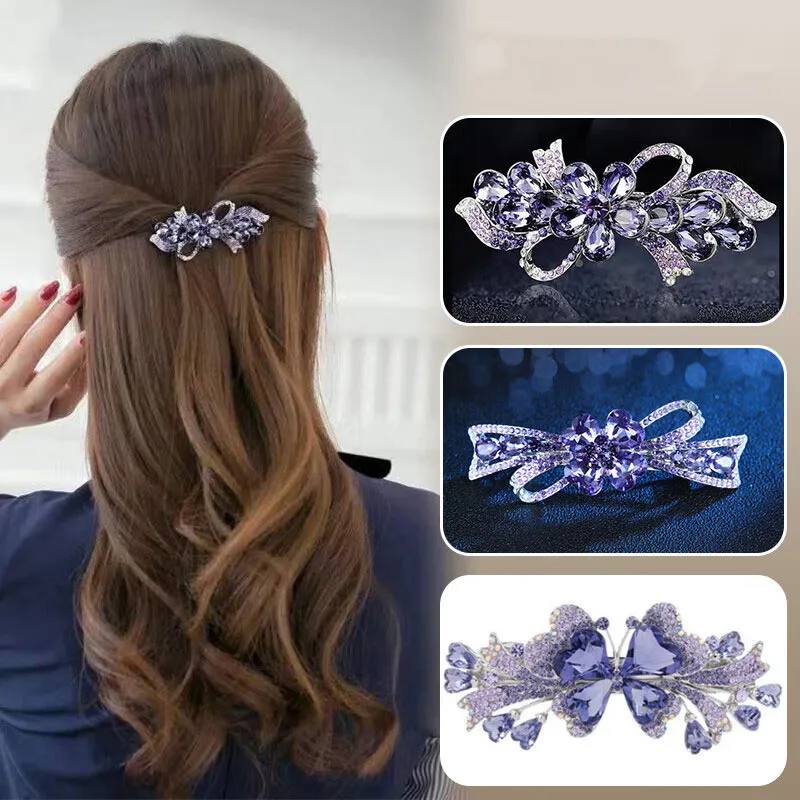 GAGA Amethyst Hair Clips Women's-3