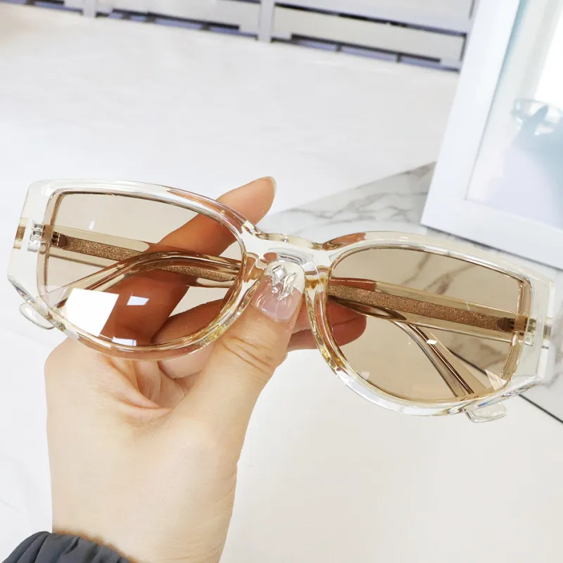 Pair Ponyo TR/Memory Plastic Oval Sunglasses Unisex-1