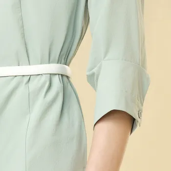 JZ. ANNAKRO Trench Coat Women's Light Green