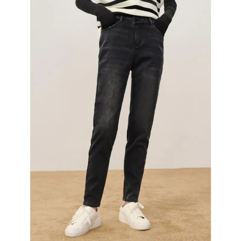 JZ. ANNAKRO Jeans Women's Black Gray-5