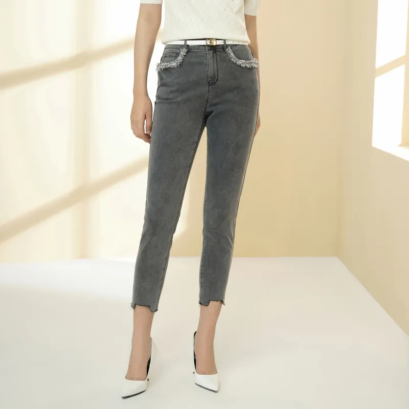 JZ. ANNAKRO Jeans Women's Gray-3