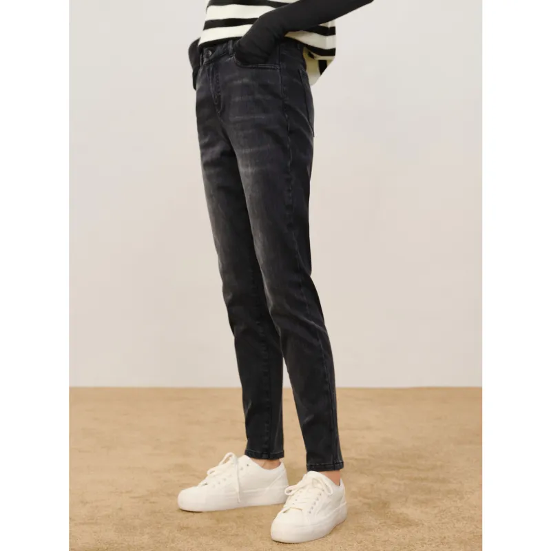 JZ. ANNAKRO Jeans Women's Black Gray-4