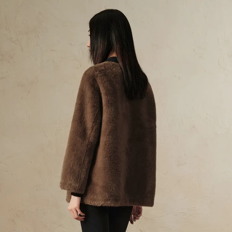 JZ. ANNAKRO Furs Women's Coffee-2