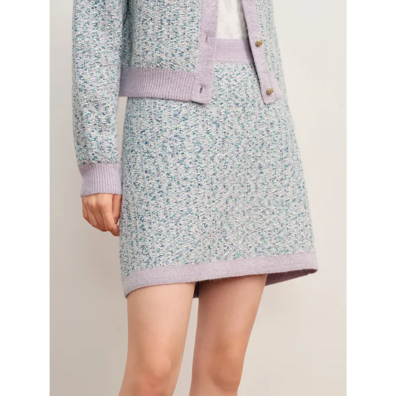 JZ. ANNAKRO Casual Short Skirts Women's Flower Purple-4