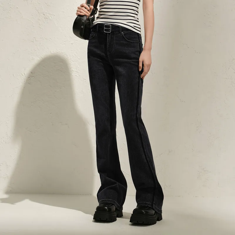 JZ. ANNAKRO Jeans Women's Black Gray-4