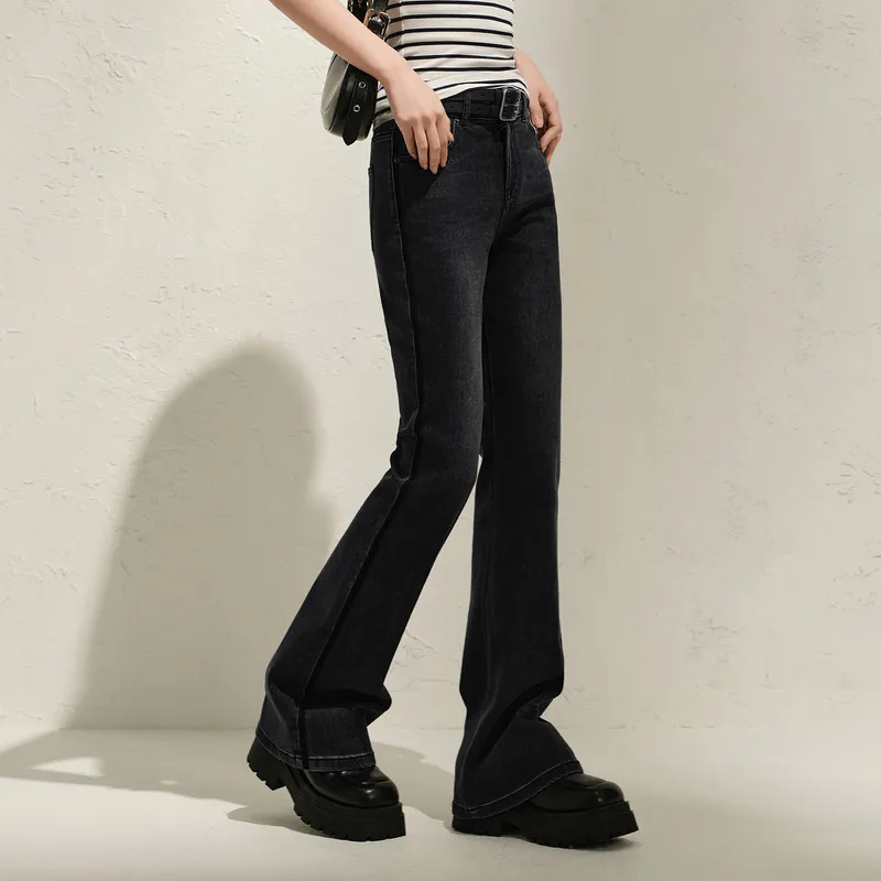 JZ. ANNAKRO Jeans Women's Black Gray-5