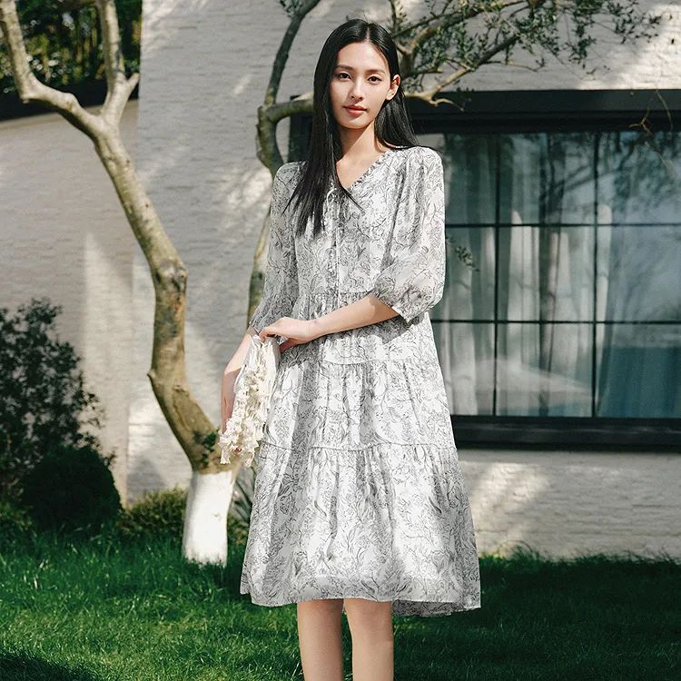 JZ. ANNAKRO Long Sleeved Dress Women's-8