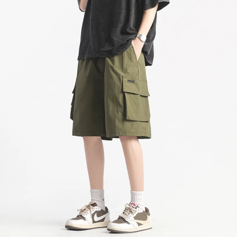 WARNING LIGHT Cargo Shorts Unisex-13