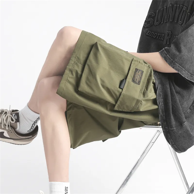 WARNING LIGHT Cargo Shorts Unisex-16