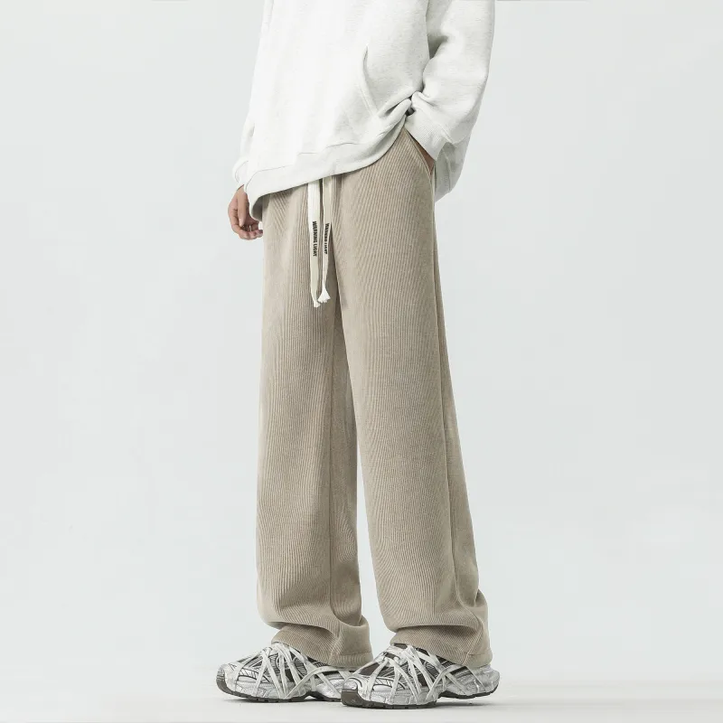 WARNING LIGHT Knitted Sports Pants Unisex-14