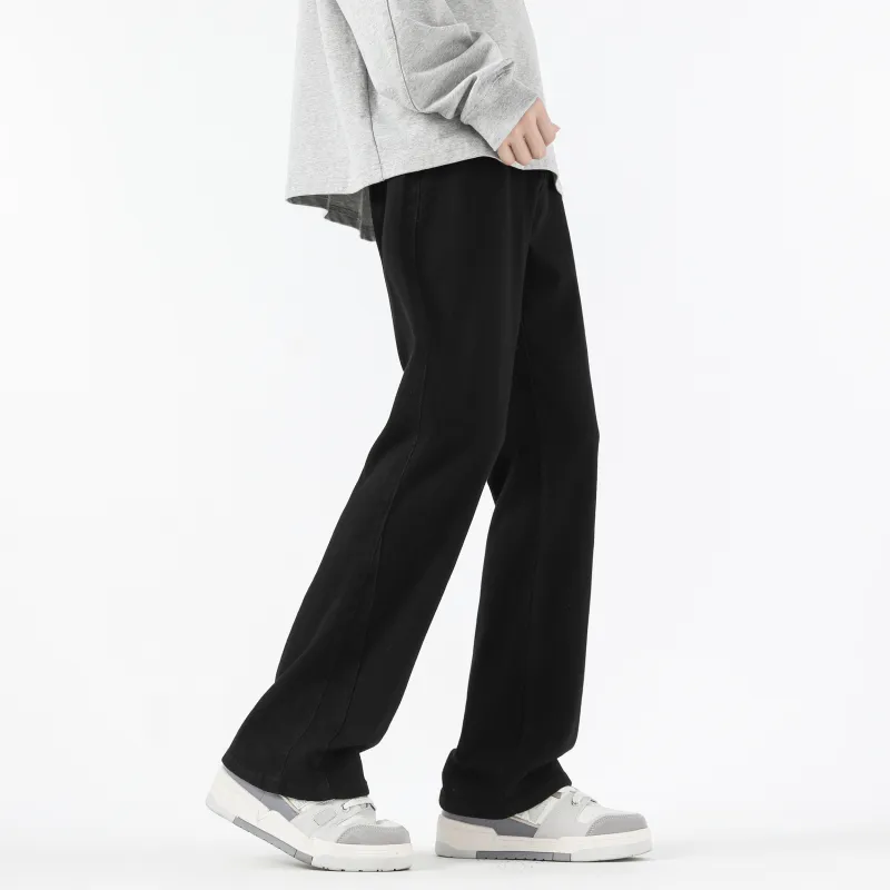 WARNING LIGHT Jeans Unisex Black-3