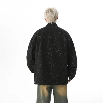 WARNING LIGHT Denim Jacket Unisex