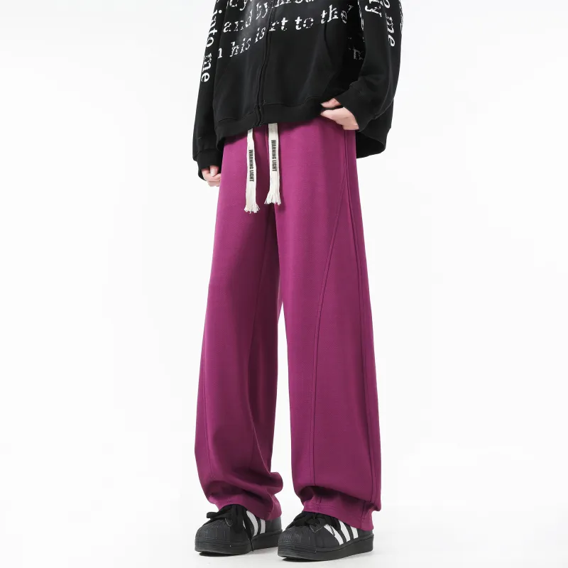 WARNING LIGHT Knitted Sports Pants Unisex-1