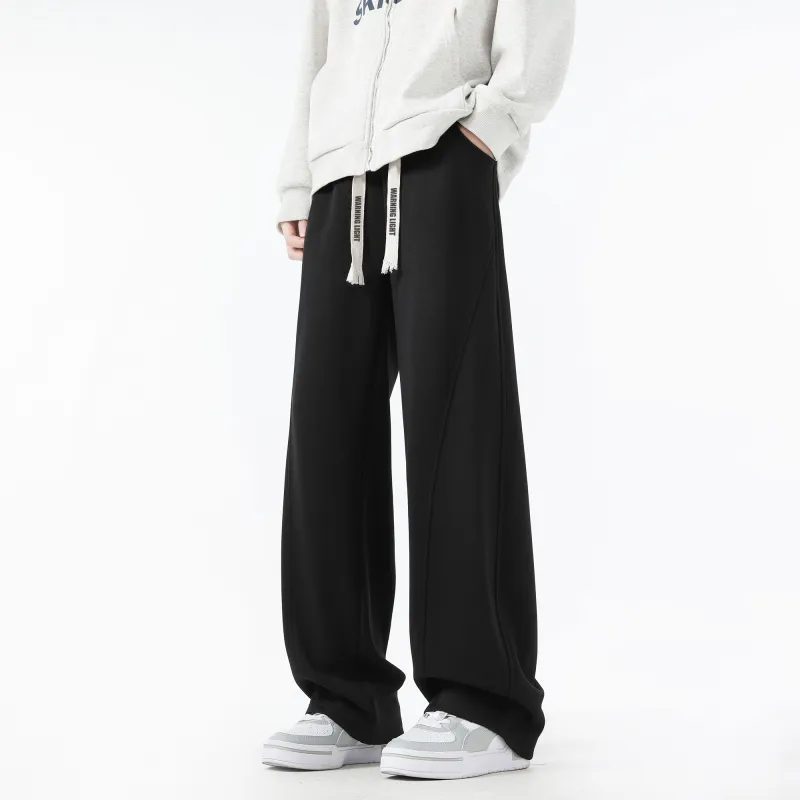 WARNING LIGHT Knitted Sports Pants Unisex-36