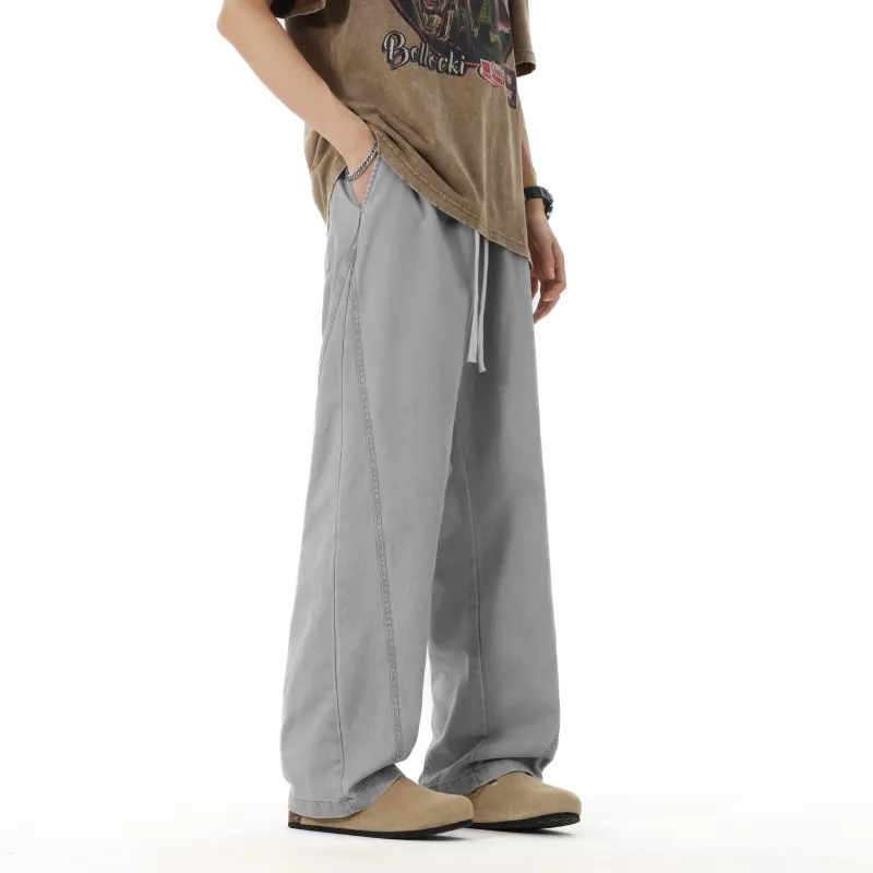 WARNING LIGHT Casual Pants Unisex-7