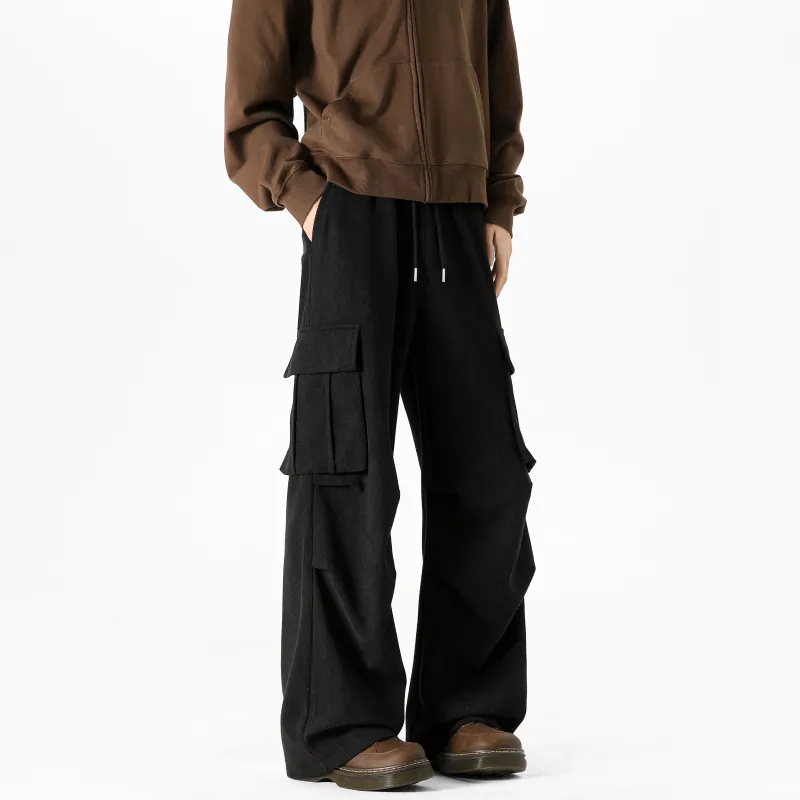 WARNING LIGHT Casual Pants Unisex-3