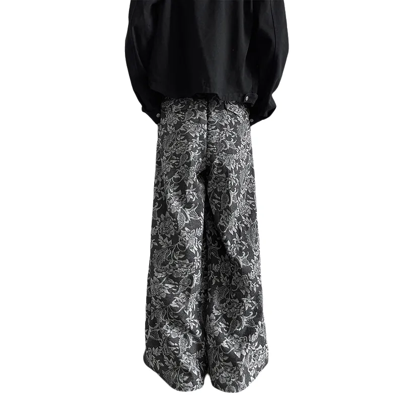 WARNING LIGHT Casual Pants Unisex Black-3