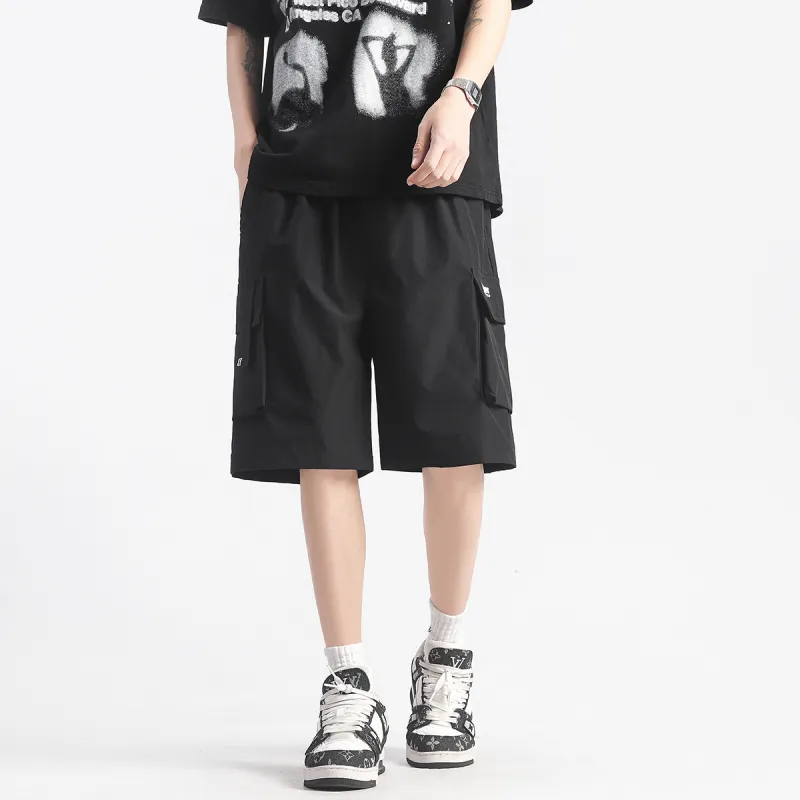 WARNING LIGHT Cargo Shorts Unisex-4