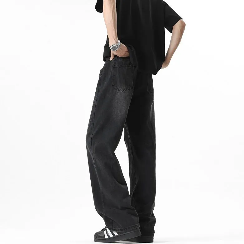 WARNING LIGHT Jeans Unisex Black-1