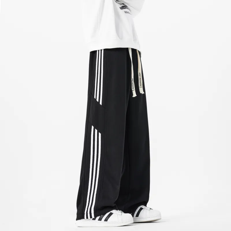 WARNING LIGHT Knitted Sports Pants Unisex-6