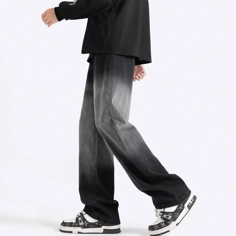 WARNING LIGHT Jeans Unisex Black-3