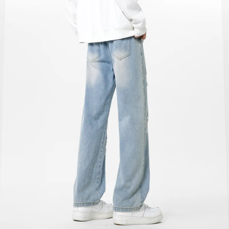 WARNING LIGHT Jeans Unisex-11