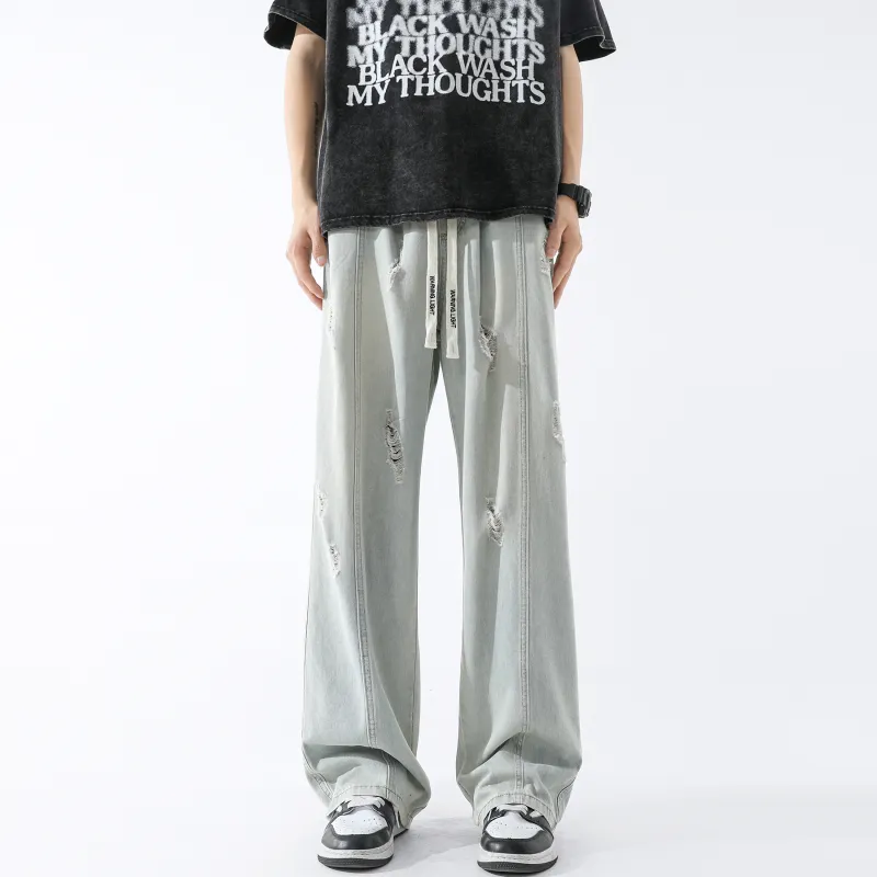 WARNING LIGHT Jeans Unisex-7