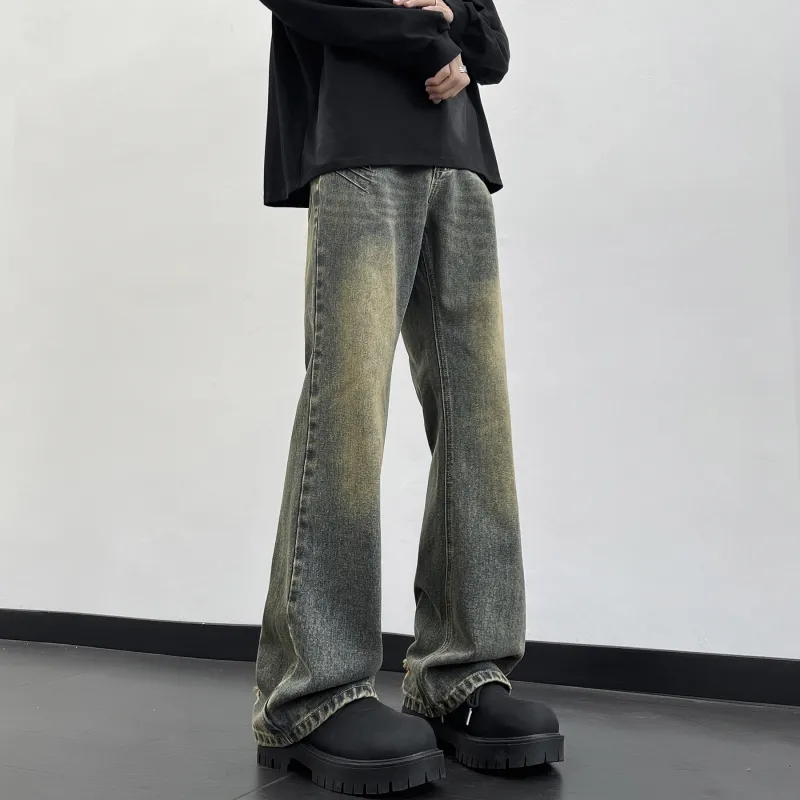 WARNING LIGHT Jeans Unisex Nostalgic Blue-8