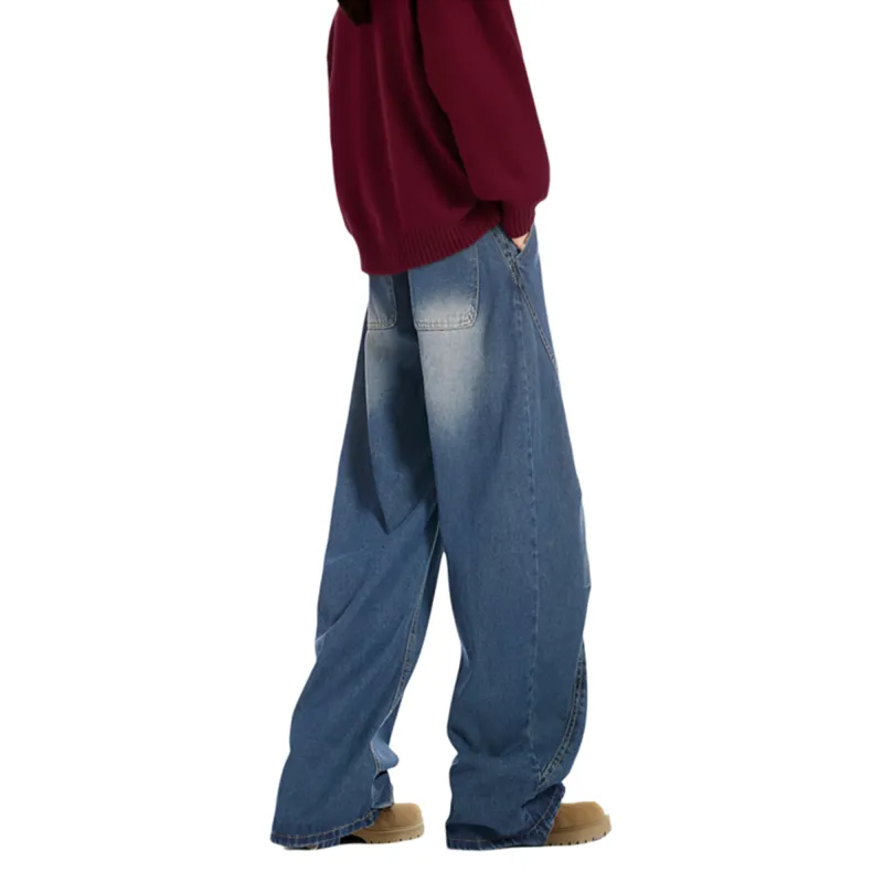 WARNING LIGHT Jeans Unisex Graphite Black-3