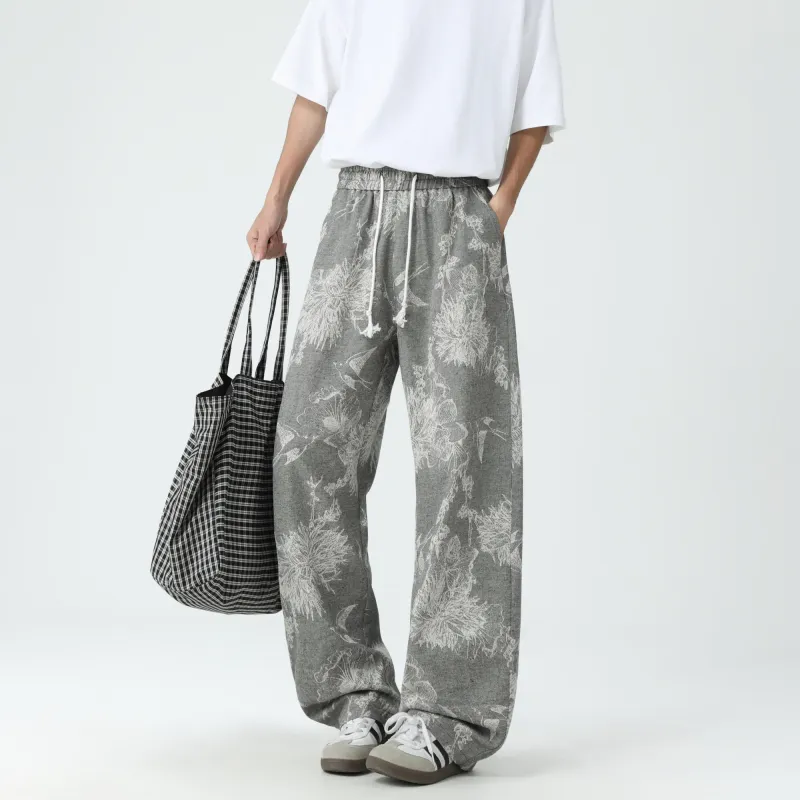 WARNING LIGHT Jeans Unisex Pattern Gray-5