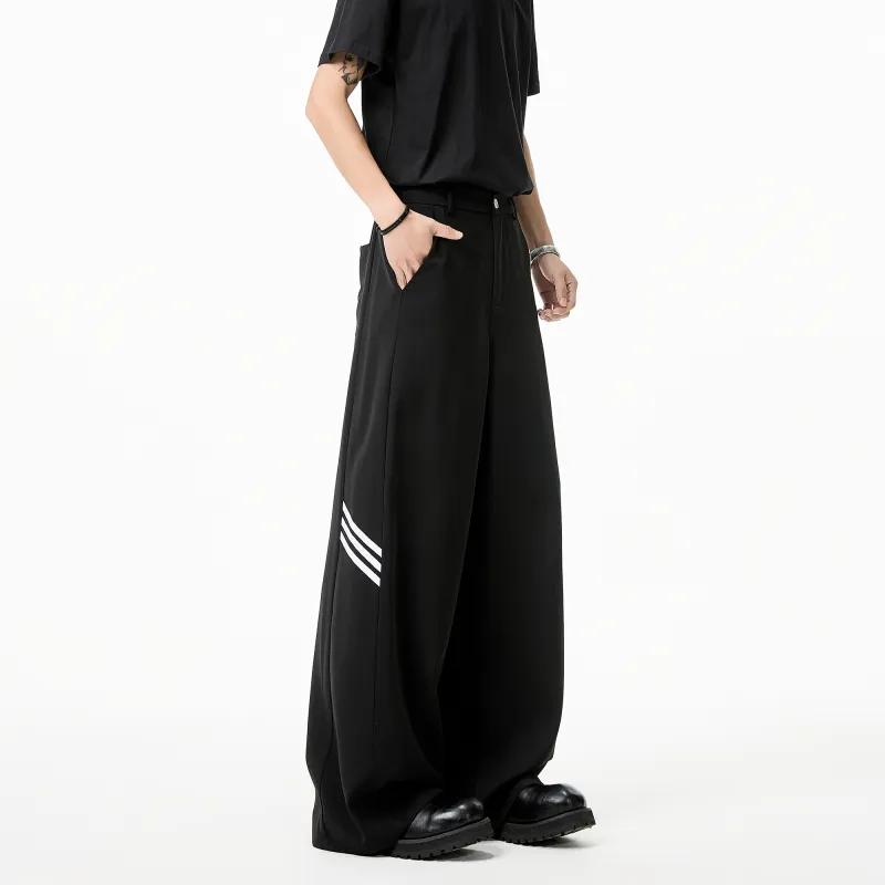 WARNING LIGHT Knitted Sports Pants Unisex-4