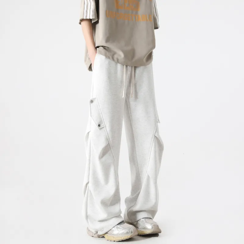 WARNING LIGHT Casual Pants Unisex-2