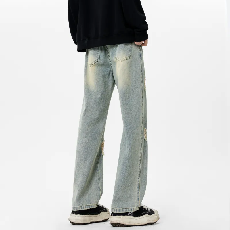 WARNING LIGHT Jeans Unisex-5
