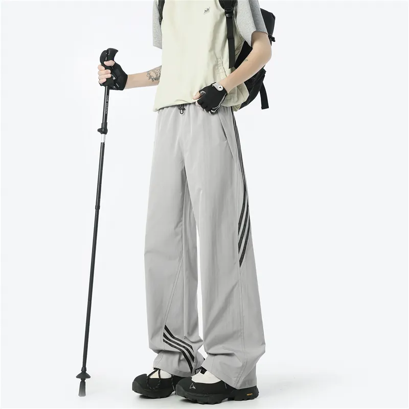 WARNING LIGHT Casual Pants Unisex-3