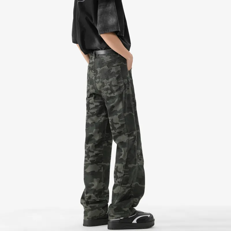 WARNING LIGHT Jeans Unisex Camouflage-3