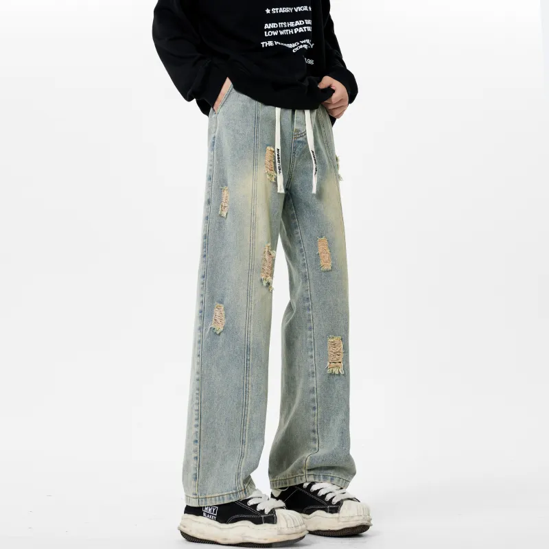 WARNING LIGHT Jeans Unisex-4