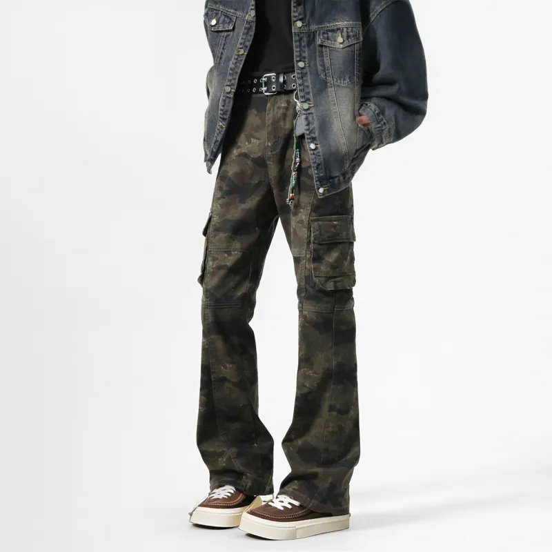 PANDA ADEVIL Casual Pants Unisex Jungle Camouflage-2