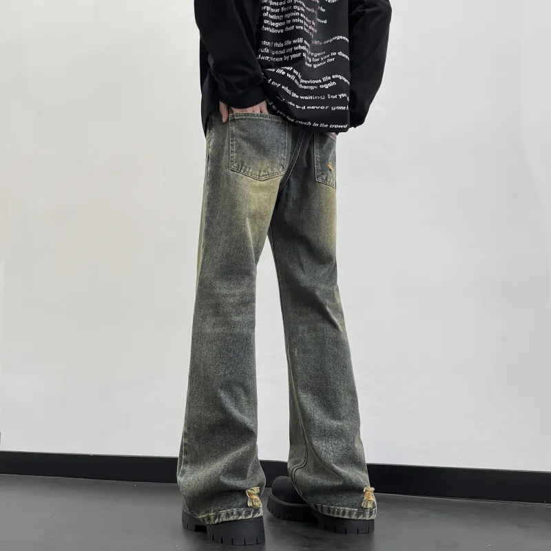 WARNING LIGHT Jeans Unisex Nostalgic Blue-11