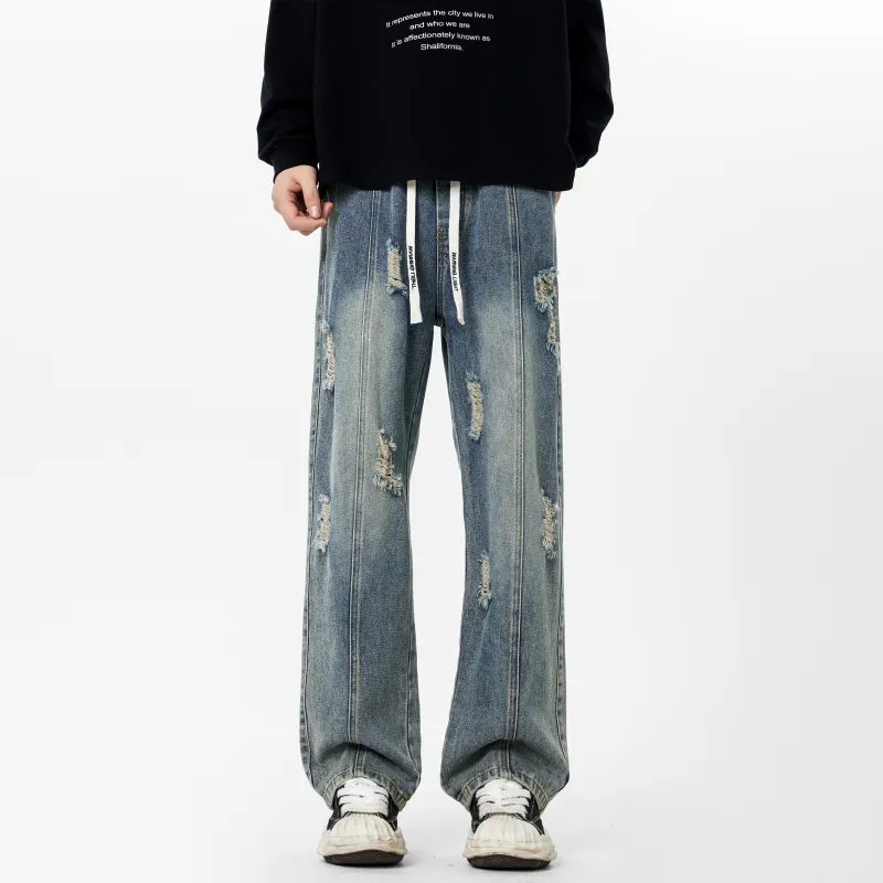 WARNING LIGHT Jeans Unisex-8