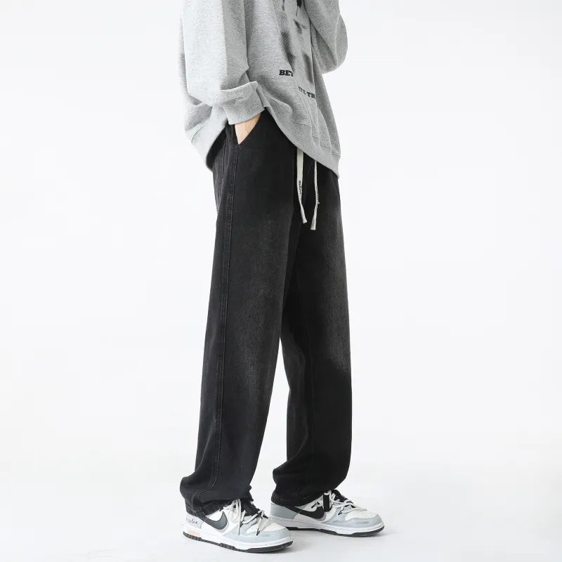 WARNING LIGHT Jeans Unisex Vintage Blue-13