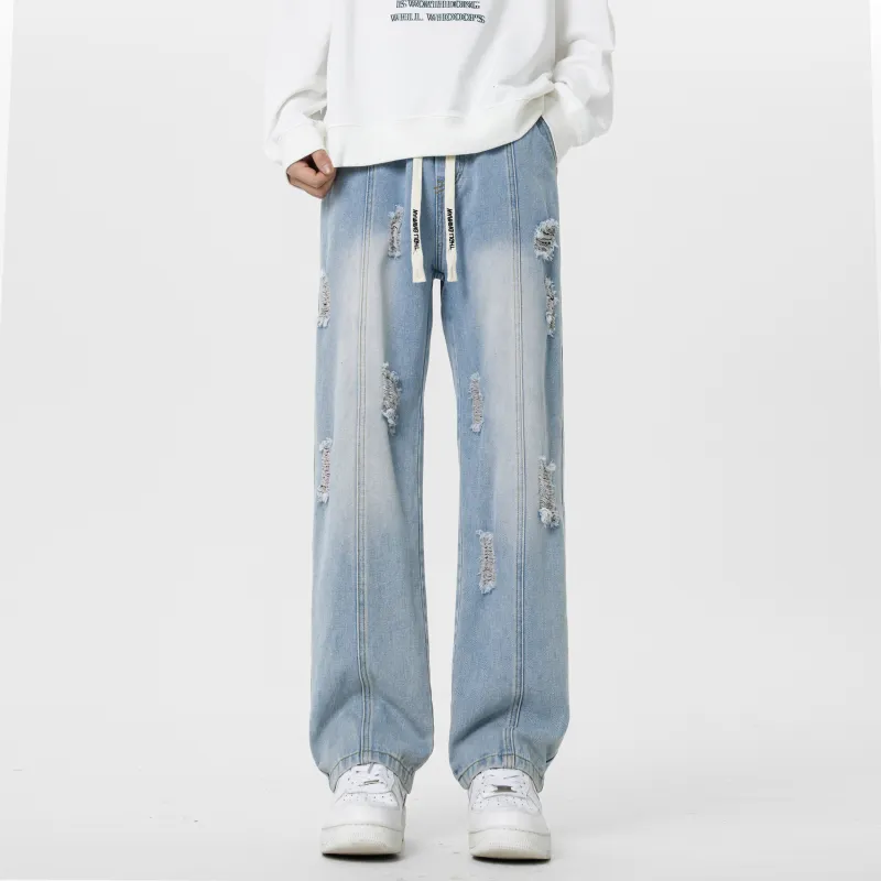 WARNING LIGHT Jeans Unisex-10