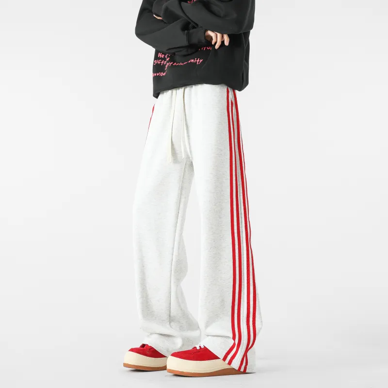 WARNING LIGHT Knitted Sports Pants Unisex-2