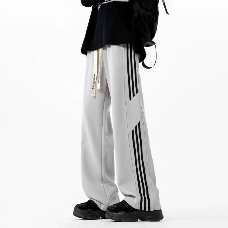 WARNING LIGHT Knitted Sports Pants Unisex-17