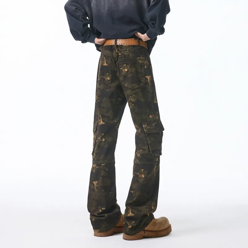 WARNING LIGHT Jeans Unisex Camouflage-1