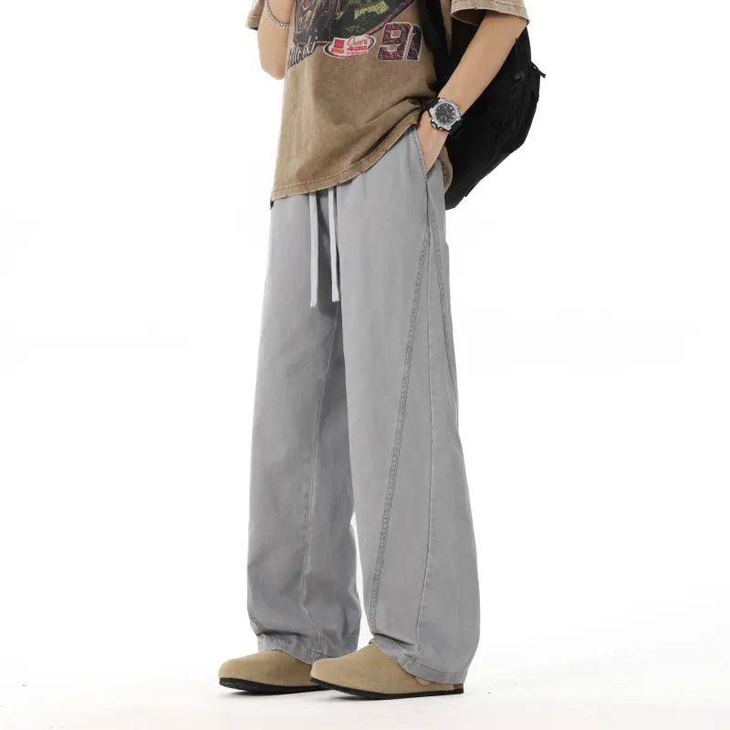 WARNING LIGHT Casual Pants Unisex-9
