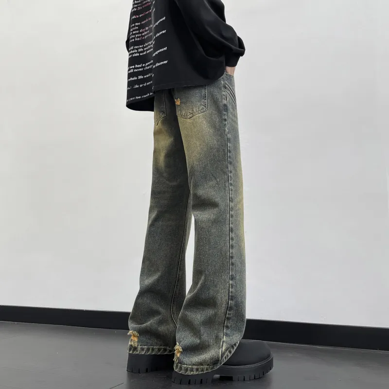 WARNING LIGHT Jeans Unisex Nostalgic Blue-21